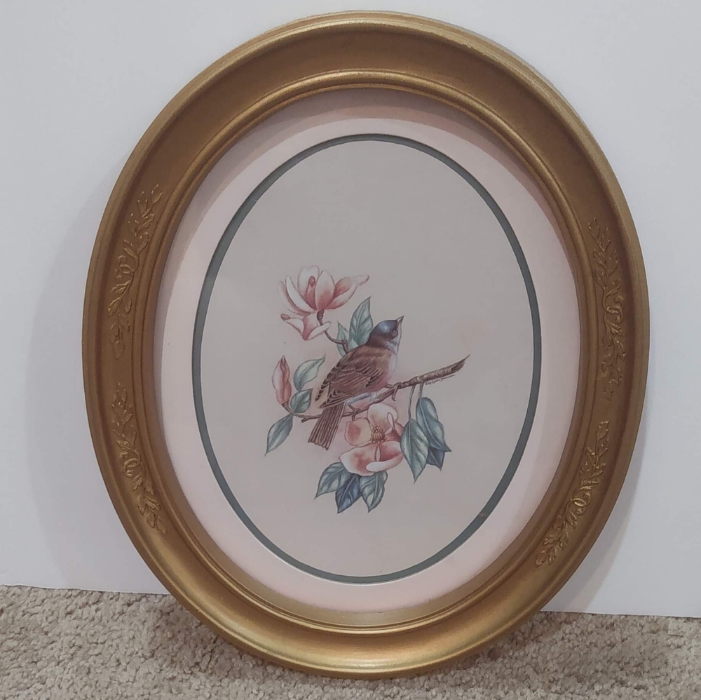 Vintage Homco Bird Picture